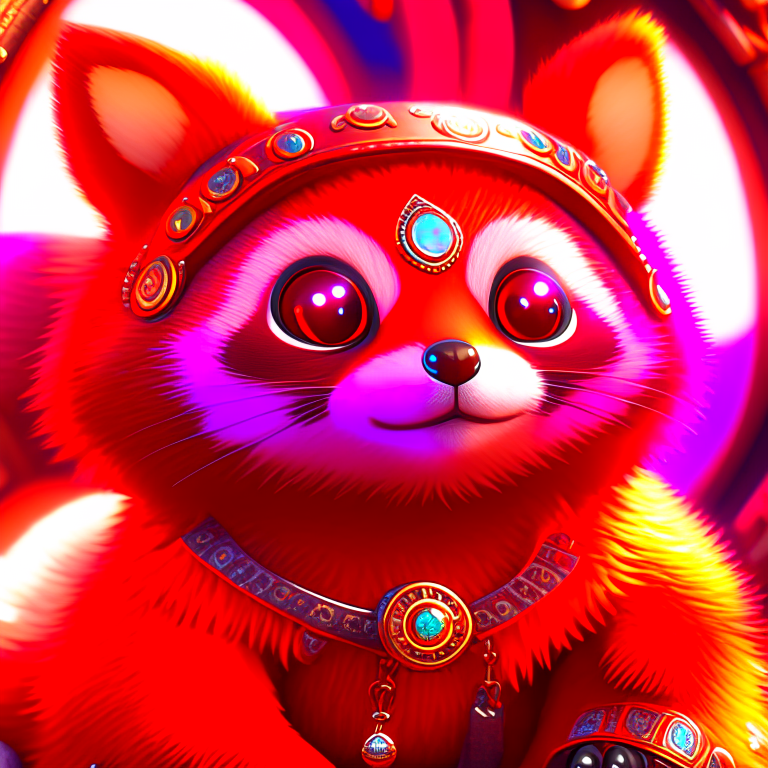 pltn style, red pandas and a funny dragon, cute big circular reflective eyes, Pixar render, unreal engine cinematic smooth, intricate detail