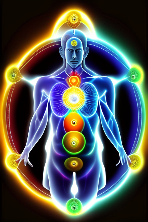 os sete céus também estão associados aos sete chakras, centros de energia do corpo humano, cada céu representa a abertura e ativação de um chakra específico