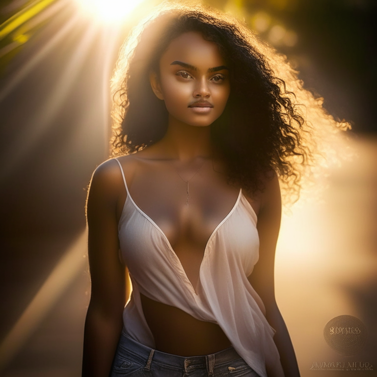 Noella Rukundo 18 year old, beautifull, Ladies, Noble, bright sun light effect, full body
