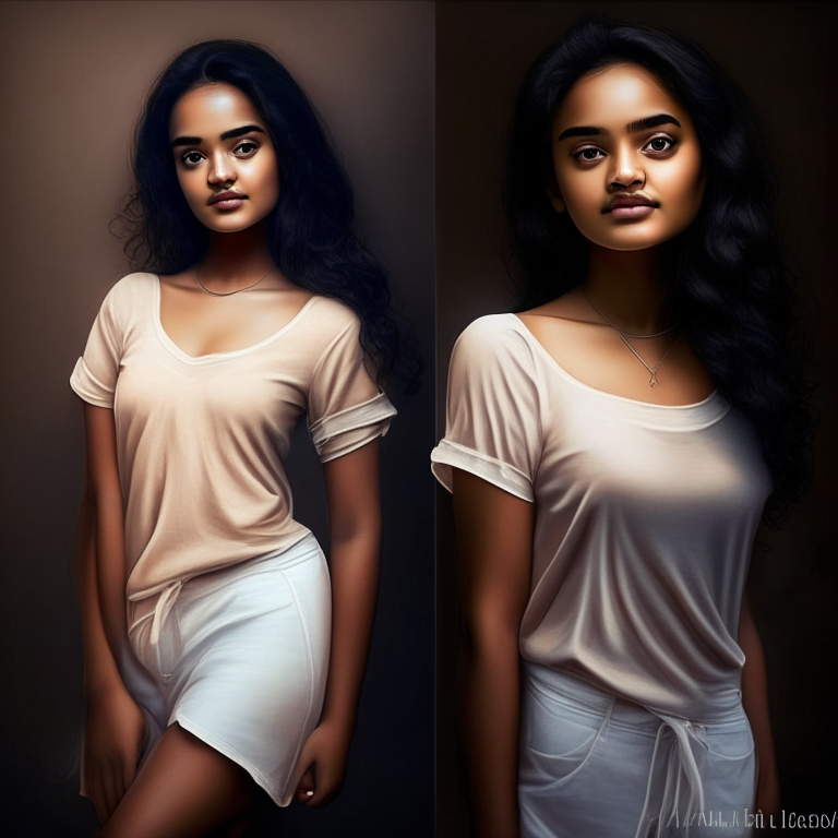 Noella Rukundo 18 year old, beautifull, Ladies, light effect, full body, dress modestly, wear a t-shirt
