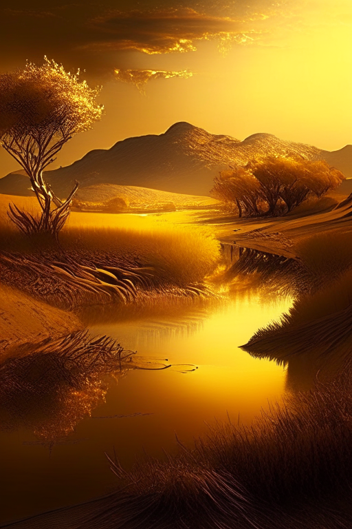 Golden landscapes