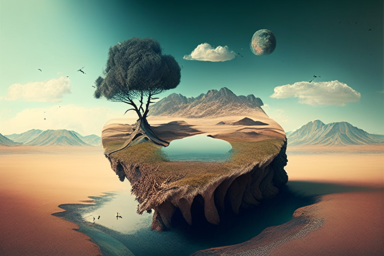 Un paisaje surrealista