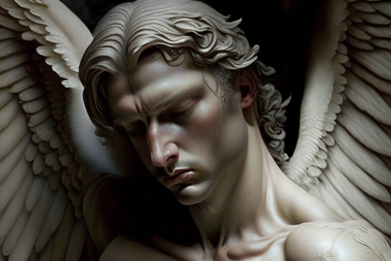 An angel who rebelled against God
and was cast out of heaven