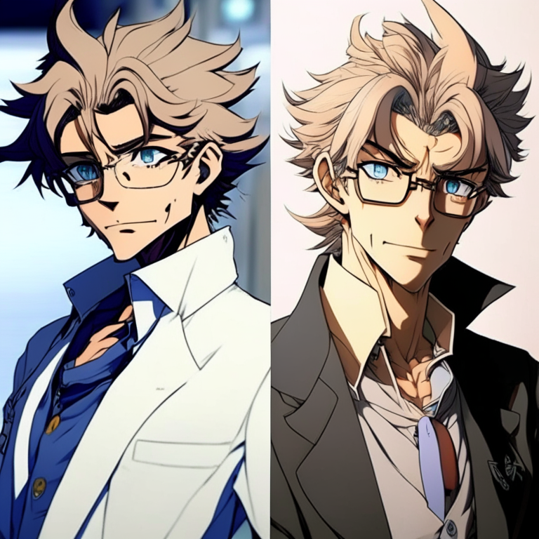 Howard Phillips Lovercraft  as a anime character 