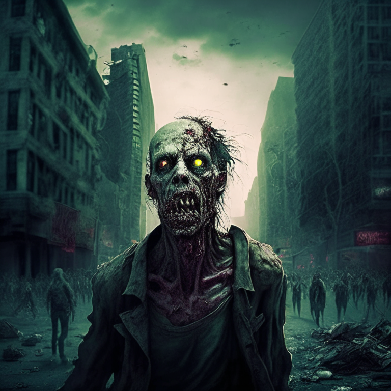 zombie en la ciudad