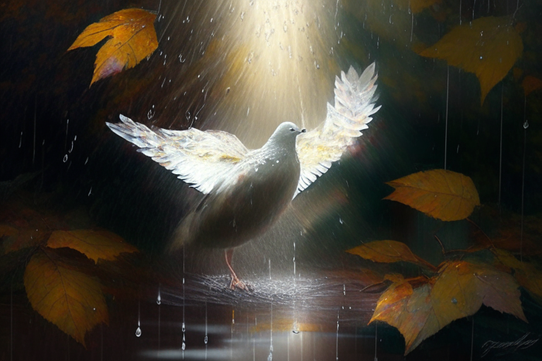 The dove of the Holy Spirit