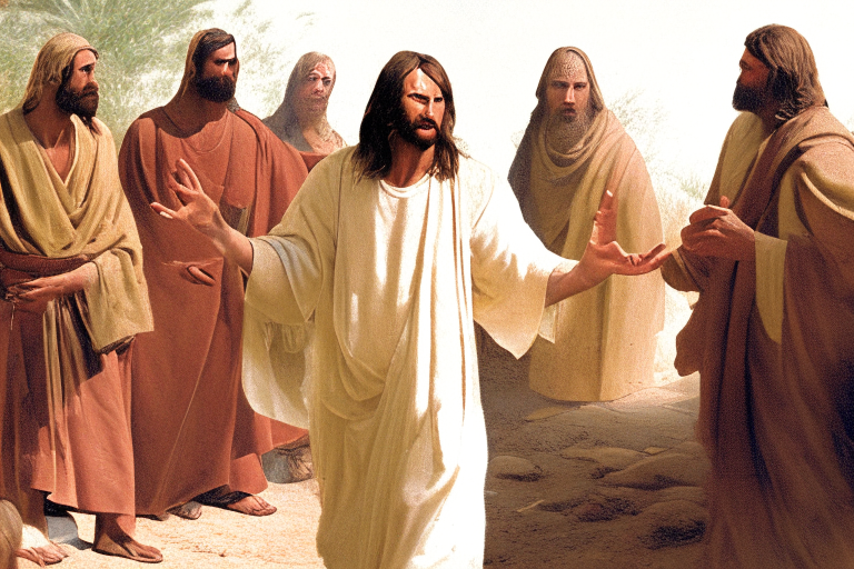 Jesus trains the disciples to the mission