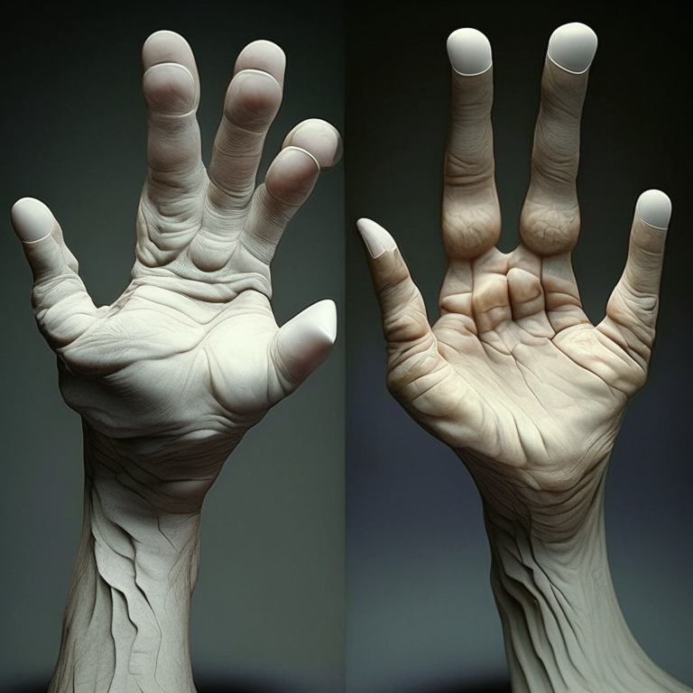 can you recreate non deformed hands