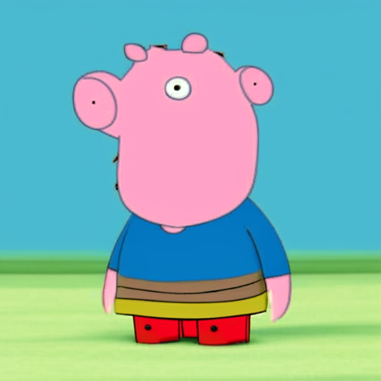 george from peppa pig criyng