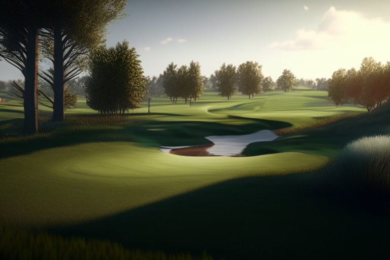 Golf course 
 ultra realistic, 4k, cinematic,