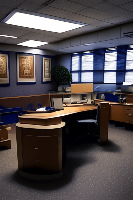 FBI headquarters inside office
