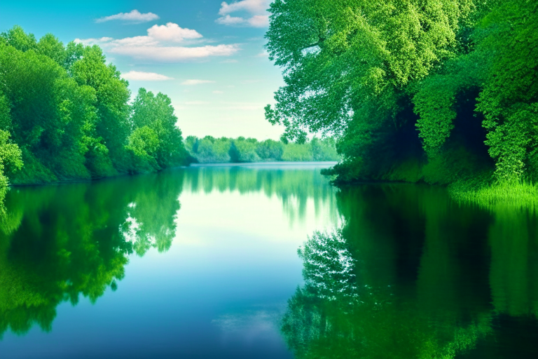 Calm and tranquil river