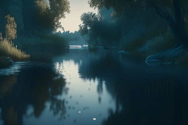 Calm and tranquil river