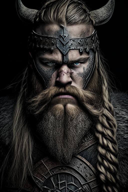 ancient viking warrior full face and shoulders ancient viking warrior full face and shoulders