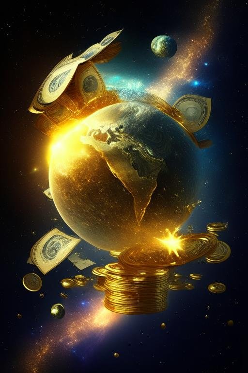 universe full of dollars and gold for your prosperity