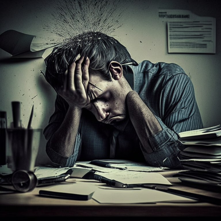 depression and extreme work stress