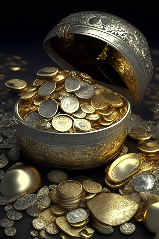 the best treasure is abundance in gold and silver