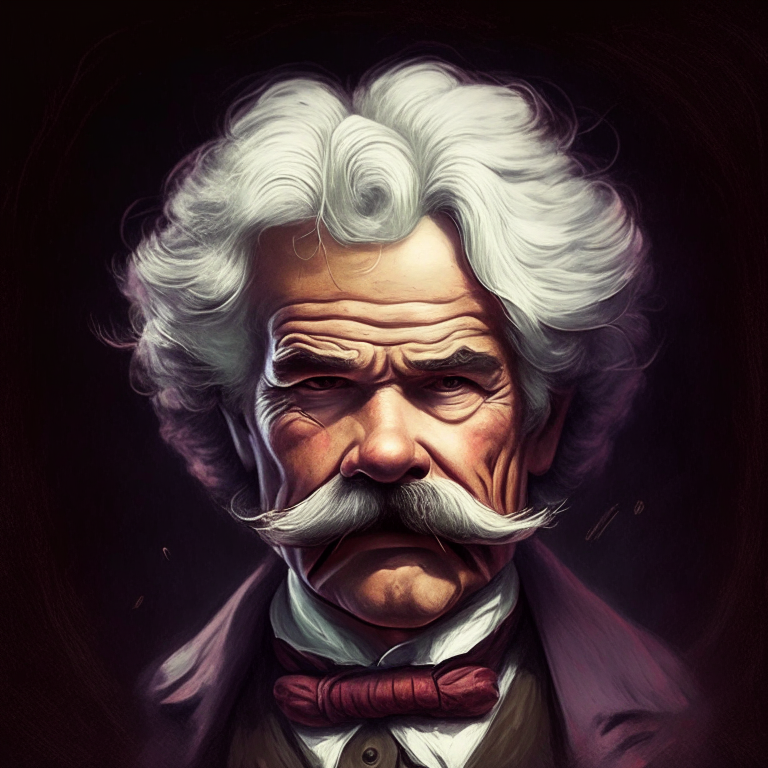 Mark Twain but he is a villian