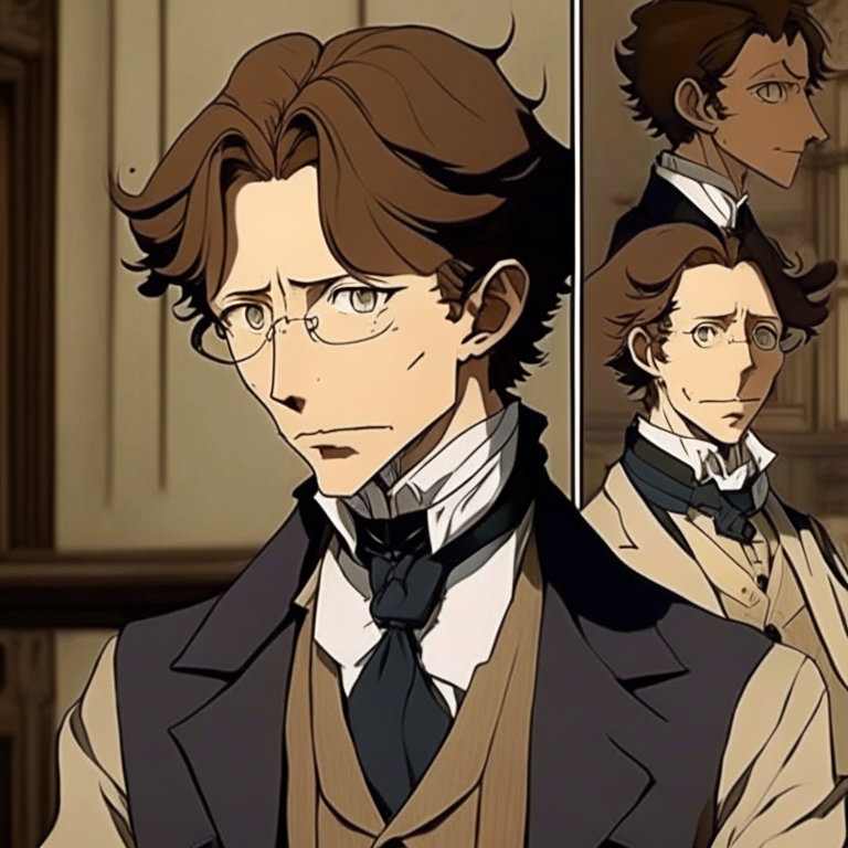 Charles Lutwidge Dodgson but he is an anime character