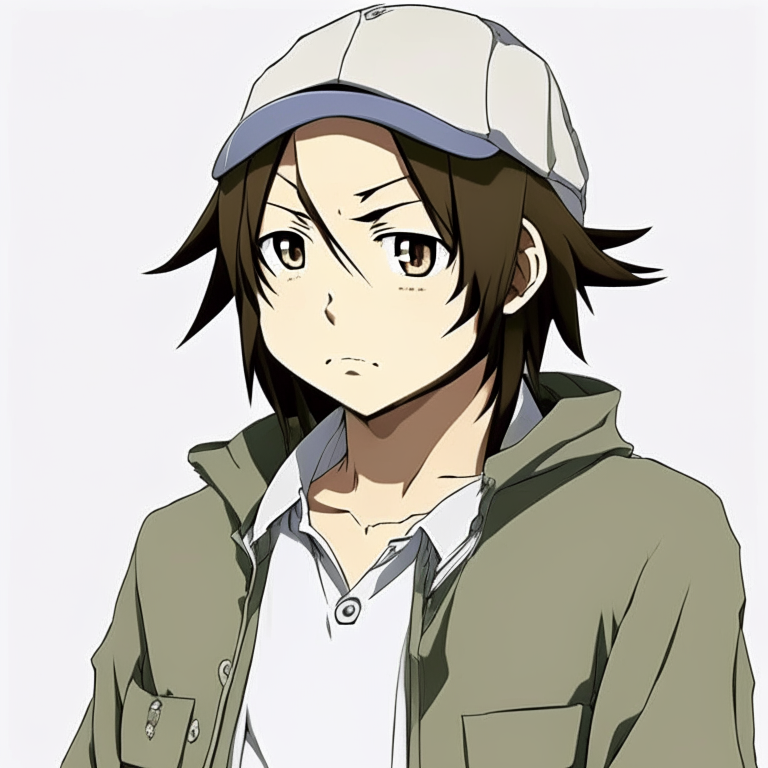 Kimitake Hiraoka but he is an anime character