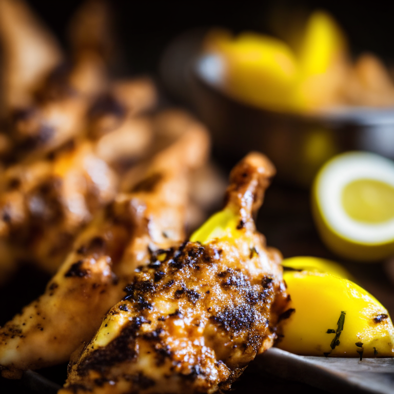Griddle-seared lemon pepper chicken wings, softly lit from the side, shallow depth of field