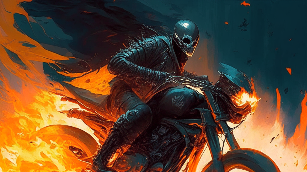 Aman riding a motorcycle, Yang J concept art, trends on artstation, process art, ghost rider, 
martin ansin, motorcycle concept art