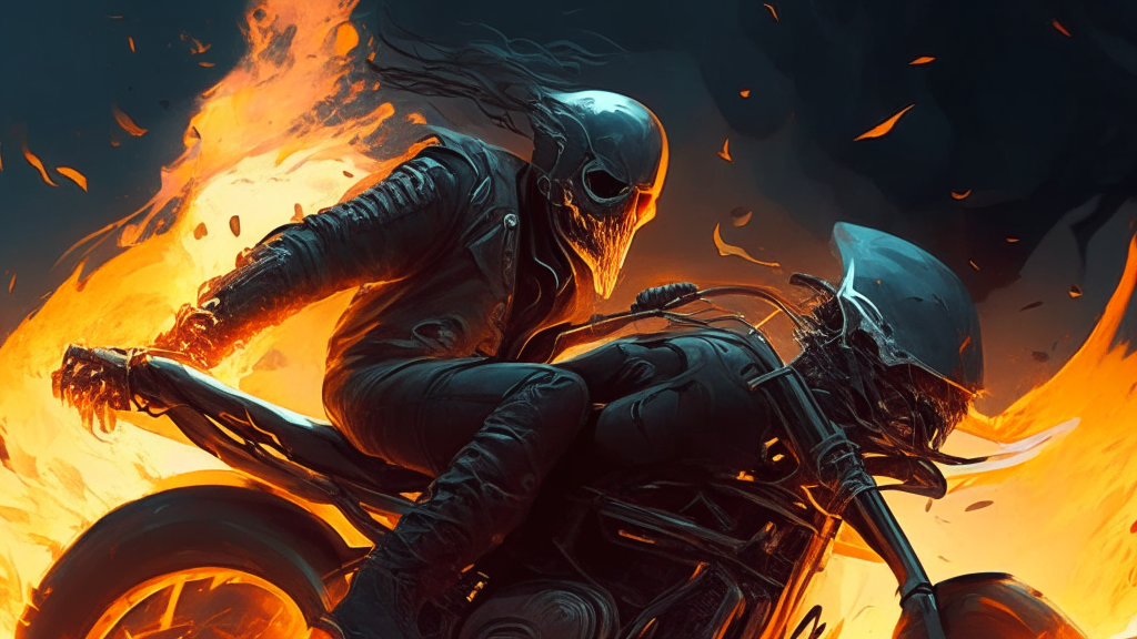 Aman riding a motorcycle, Yang J concept art, trends on artstation, process art, ghost rider, , motorcycle concept art