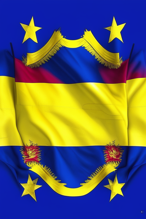 bandera de la republica ce colombia sin el escudo
