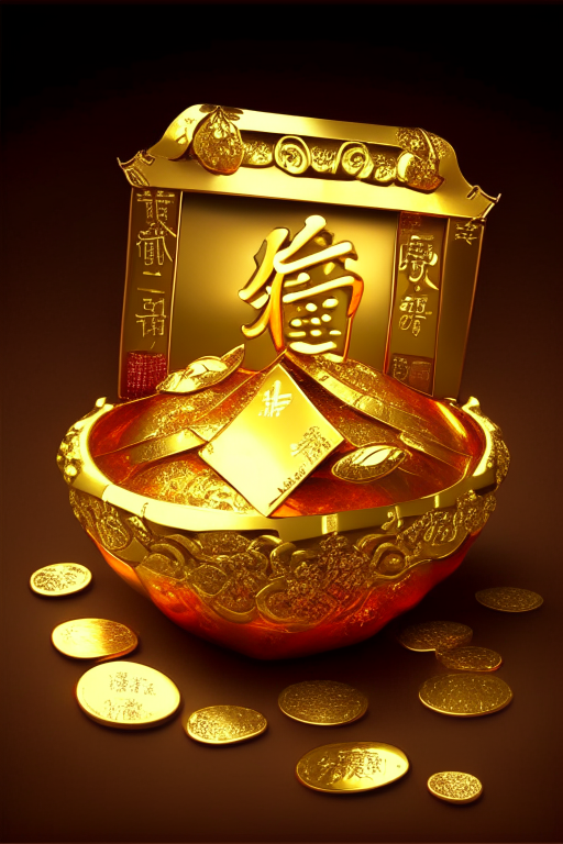 fortune gold full of blessings in my prosperity