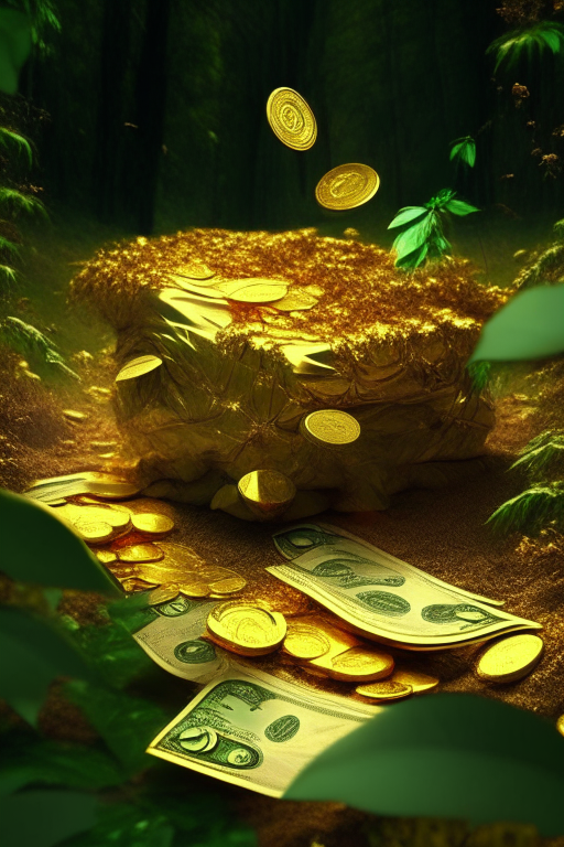 cash in abundance and GOLD IN NATURE