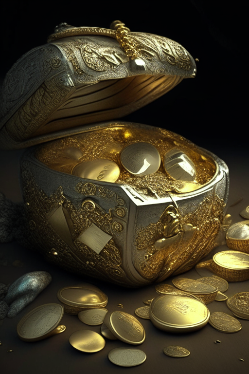 gold and silver hidden treasure