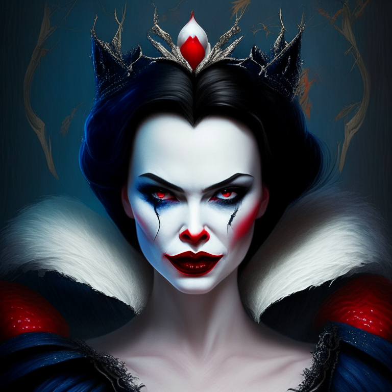 Snow white as Malefica