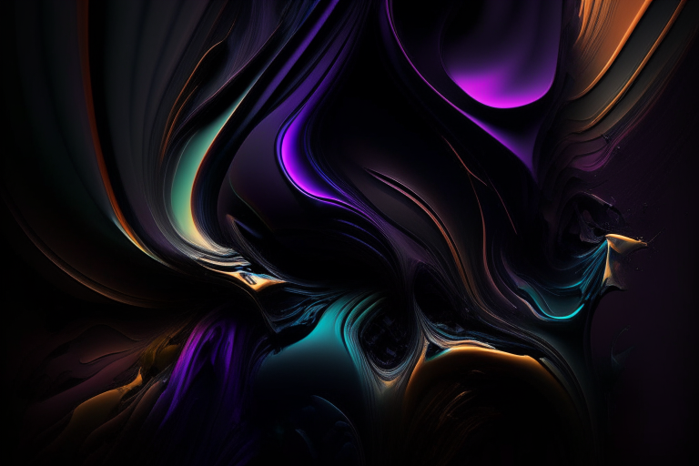 Dark distorted colors