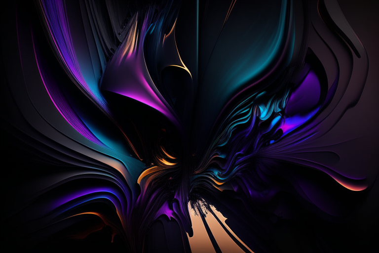 Dark distorted colors