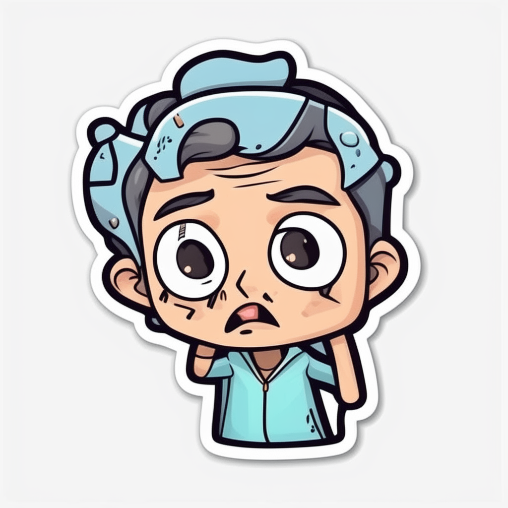 digital drawing cartoon sticker