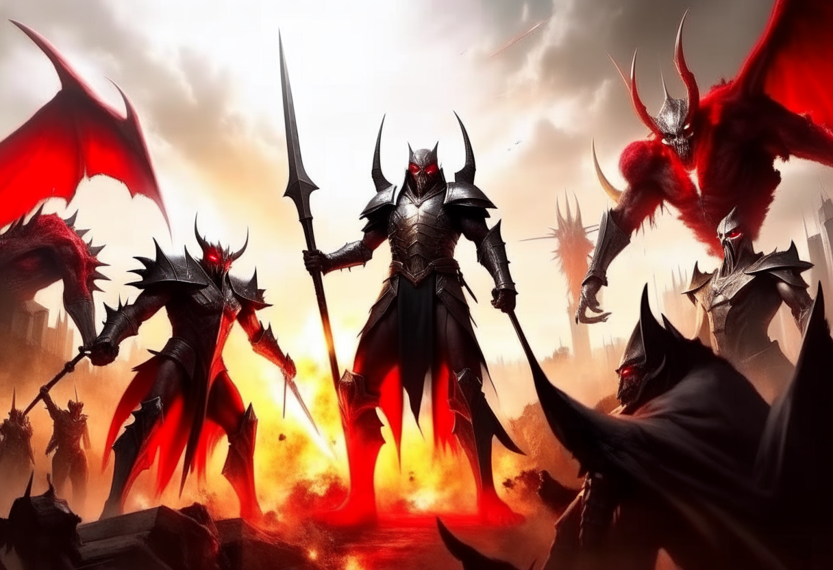 evil forces will unite to fight against the divine dominion