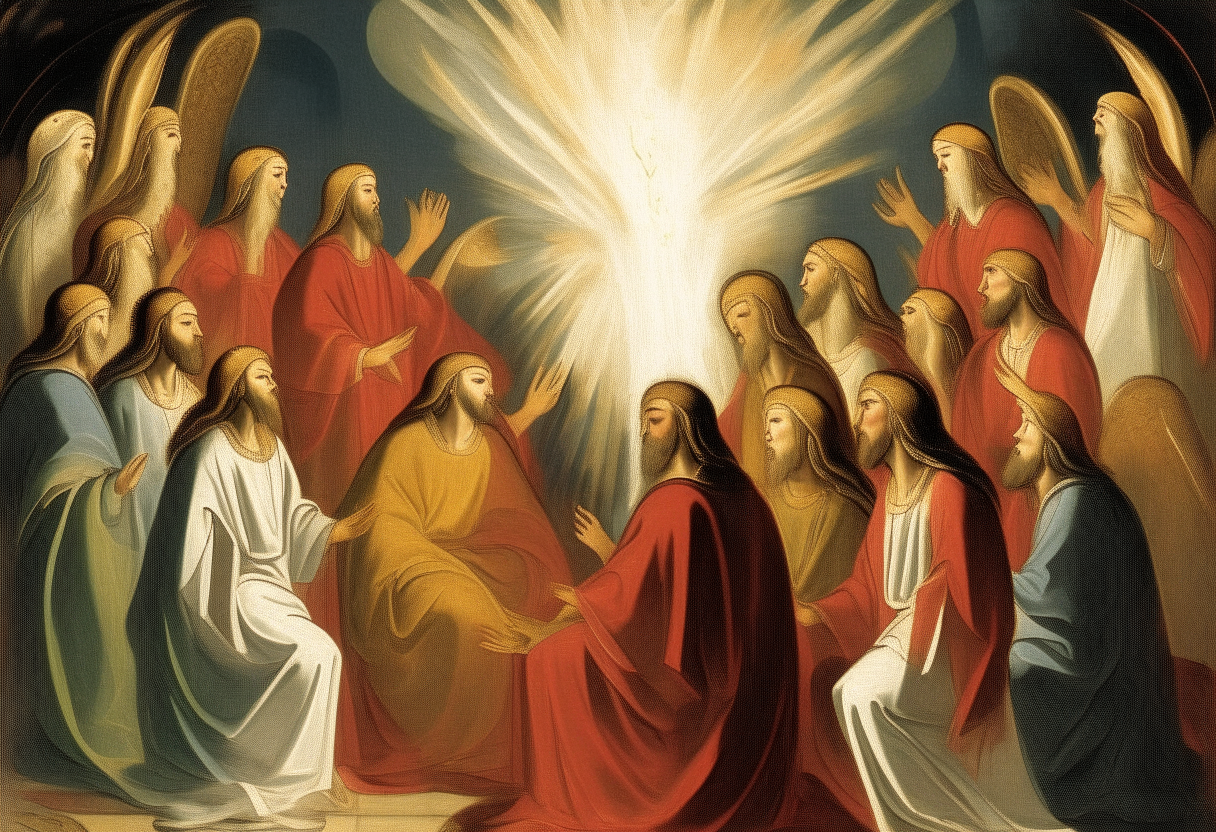 Day of Pentecost, which occurred about fifty days after Jesus' resurrection.