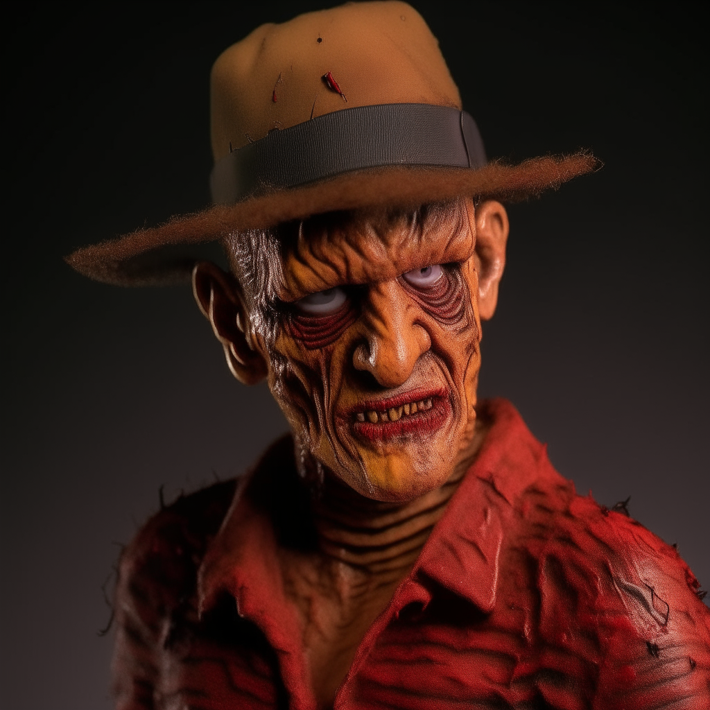 realsitic looking freddy kruger with real skin