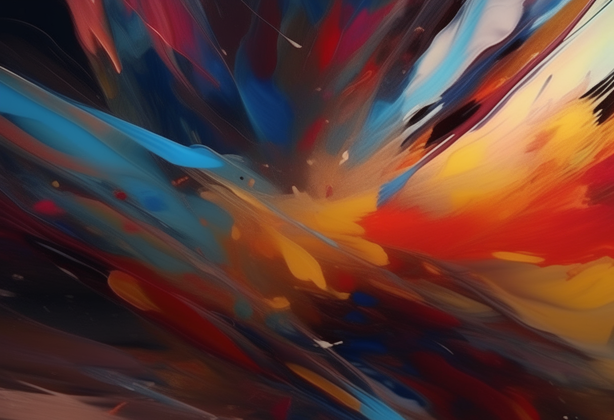 nice abstract painting 4k,cinematique ultra realiste”