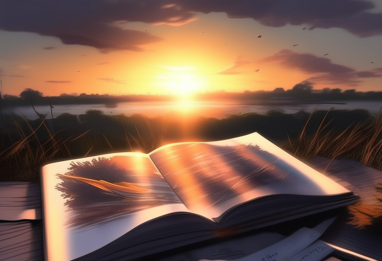  book_Beautiful sunset drawings 4k cinematique ultra realiste 