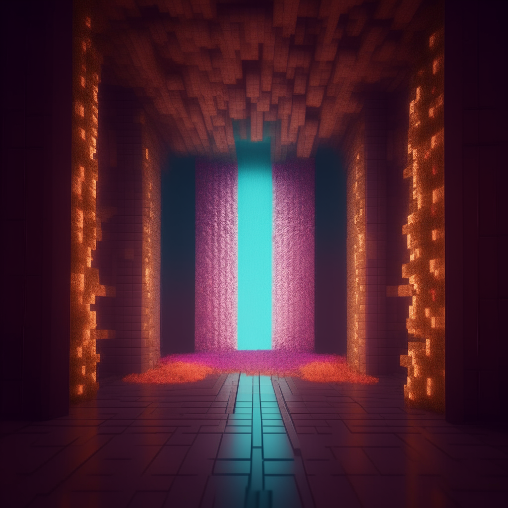 nether portal, energy pulse, portal, stripes,
 polka dots , minecraft, fur