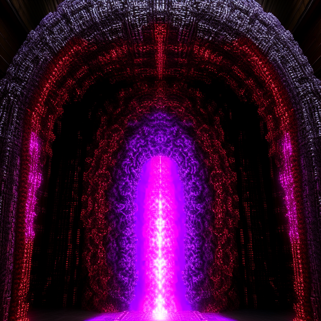 nether portal, energy pulse, portal, stripes,
 polka dots , minecraft, fur