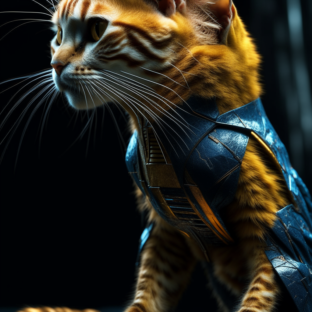 cat wearing superman costume, movie cinematic,  8k ginger at home, black background, hyper realistic, flight in the air, unreal 5calico cat licking it's paw as a sticker with black lines and white border, trending on artstation, sharp focus, studio photo, intricate details, highly detailed, by greg rutkowski. 54 k uhd image, candid street portrait