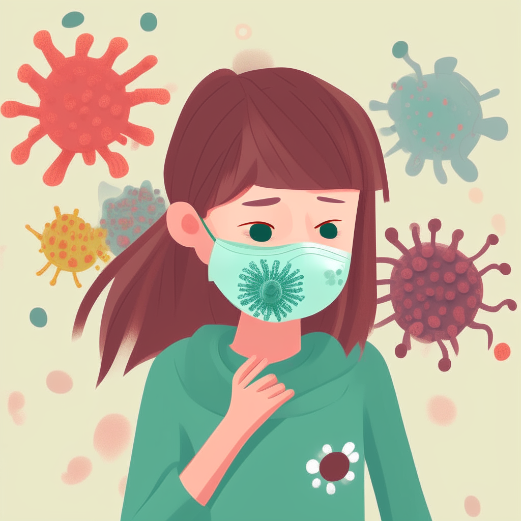 A GIRL INFECTED BY A VIRUS 