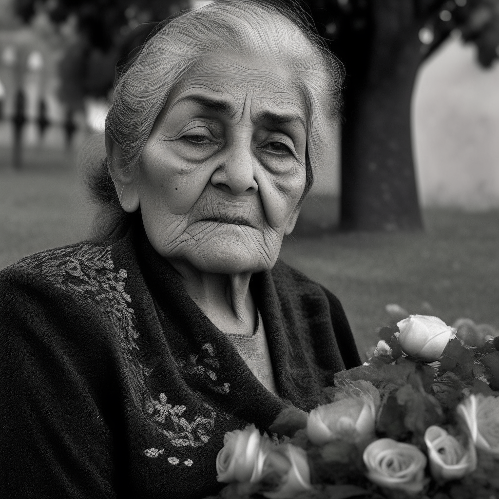 una vieja muerta