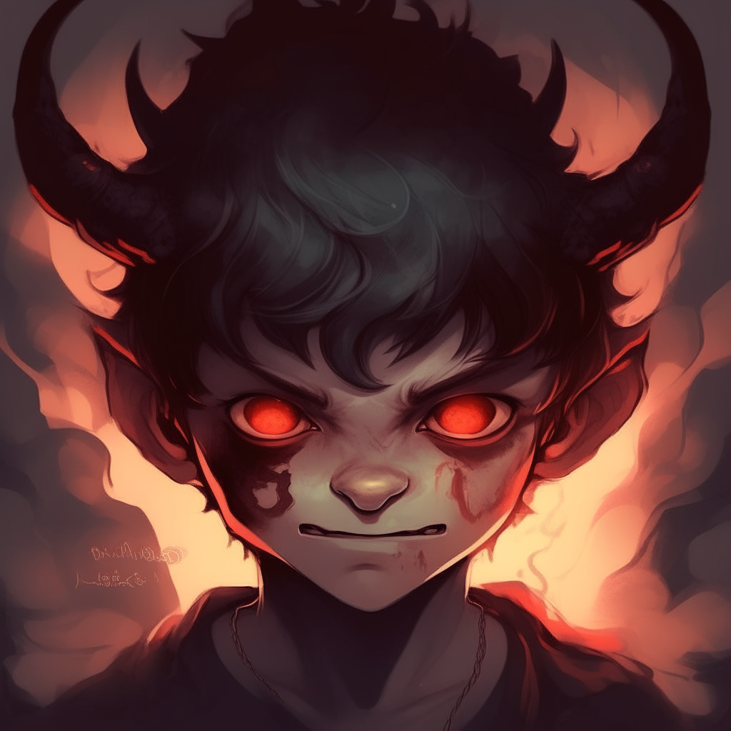 demonic boy