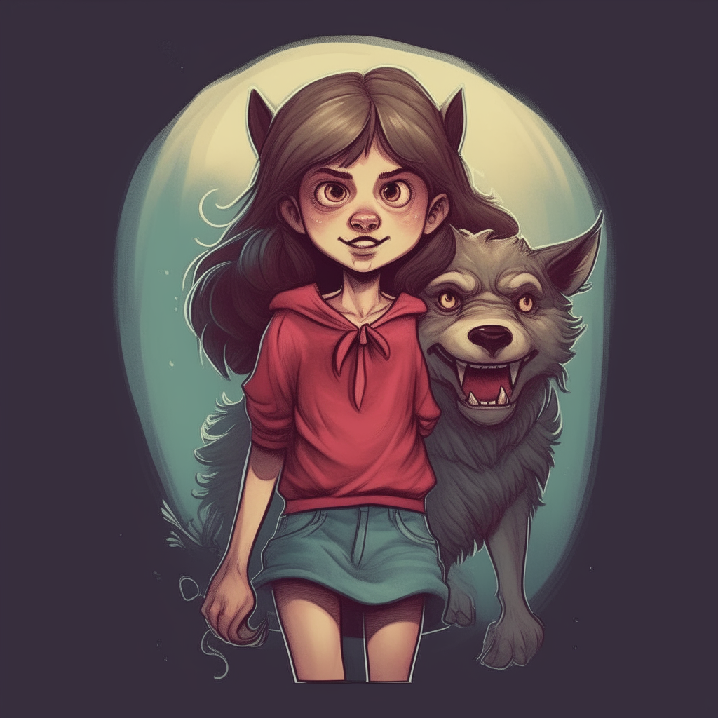 GIRL KID WEREWOLF