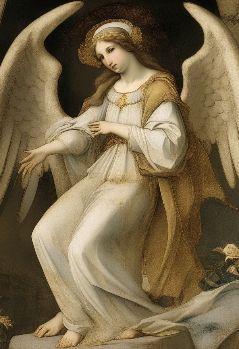 Angel Gabreil the Herald of the Birth of Jesus to Mary