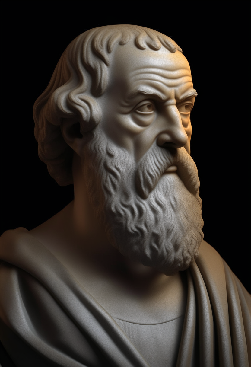 the greek philosopher plato, realistic 4k