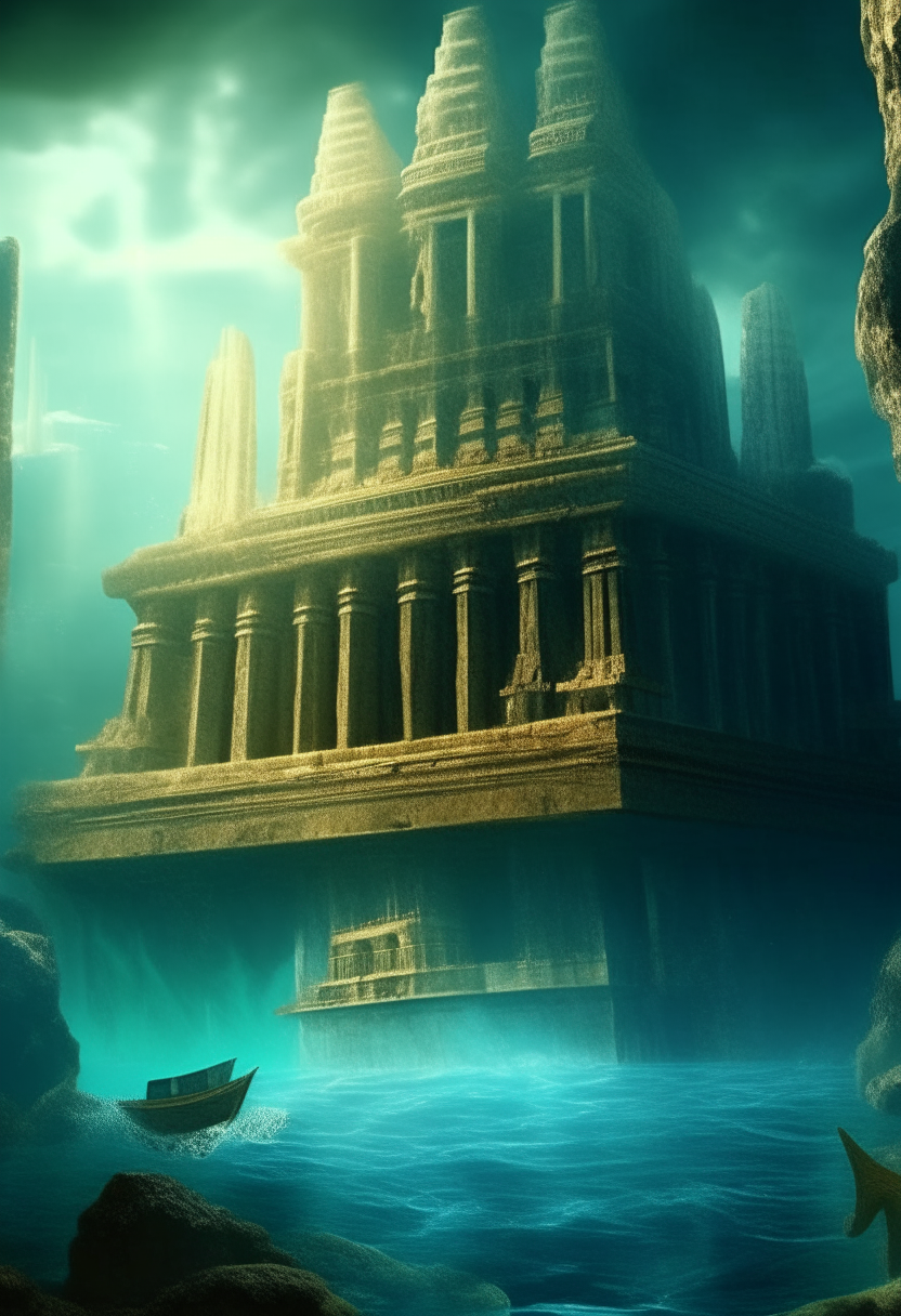 The legend of Atlantis continues to capture the imagination of many people and has inspired numerous books, movies, and conspiracy theories that seek to find hidden evidence about this mysterious lost civilization. 4k, 